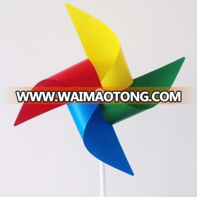 21cm multicolor windmill, plastic pinwheel toy